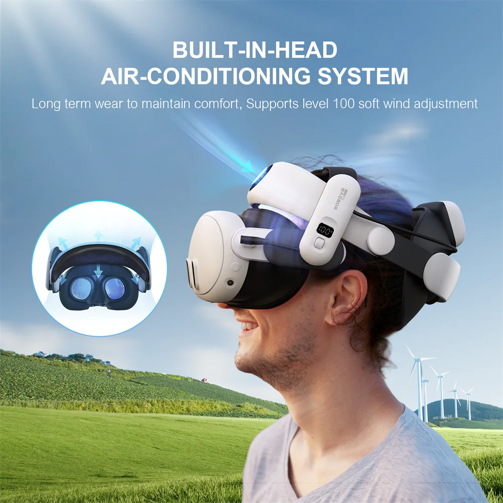BOBOVR S3 Pro 10000mAh バッテリーヘッドストラップ Meta Quest 3