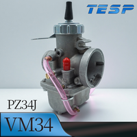 New Motorcycle VM34 PZ34j 34mm Carburetor For Mikuni Honda Yamaha 350 Kawasaki Suzuki VM ATV Round Slide Carb Drit Pit Bike Moto