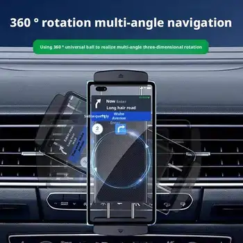 Univerzální držák na větrací otvor do auta, držák na telefon handsfree do auta, bezpečný klip, stojan na tablety pro iPhone, Android, chytré telefony, GPS 6 nejlepší prodej držák tabletu na střechu auta - №2