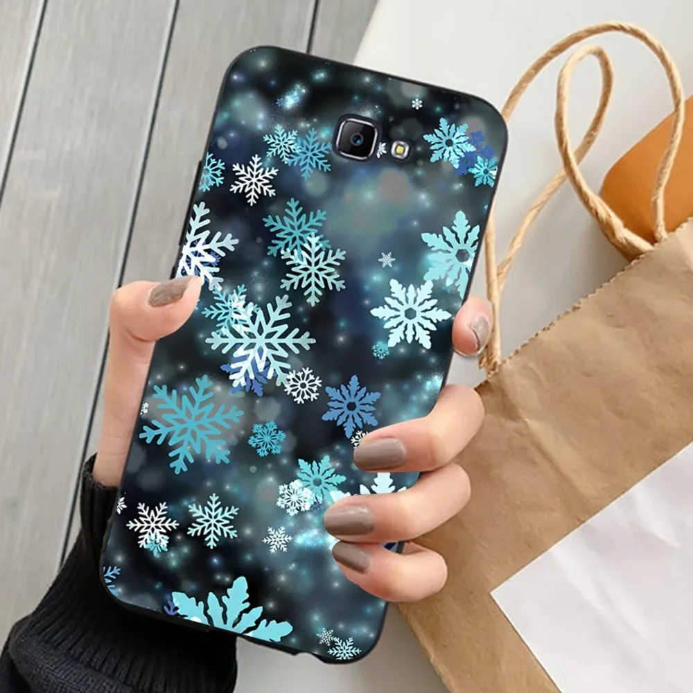 Schneeflocke Winter Handy hülle für Samsung J 7 plus 7Core J7 Neo J6 plus Prime J6 J4 J5 Handy hülle