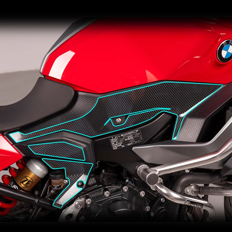 Наклейки из углеродного волокна для моторного велосипеда BMW F900XR, комплект обтекателей для мотоциклов, пластиковые аксессуары для моторных велосипедов, переводные наклейки