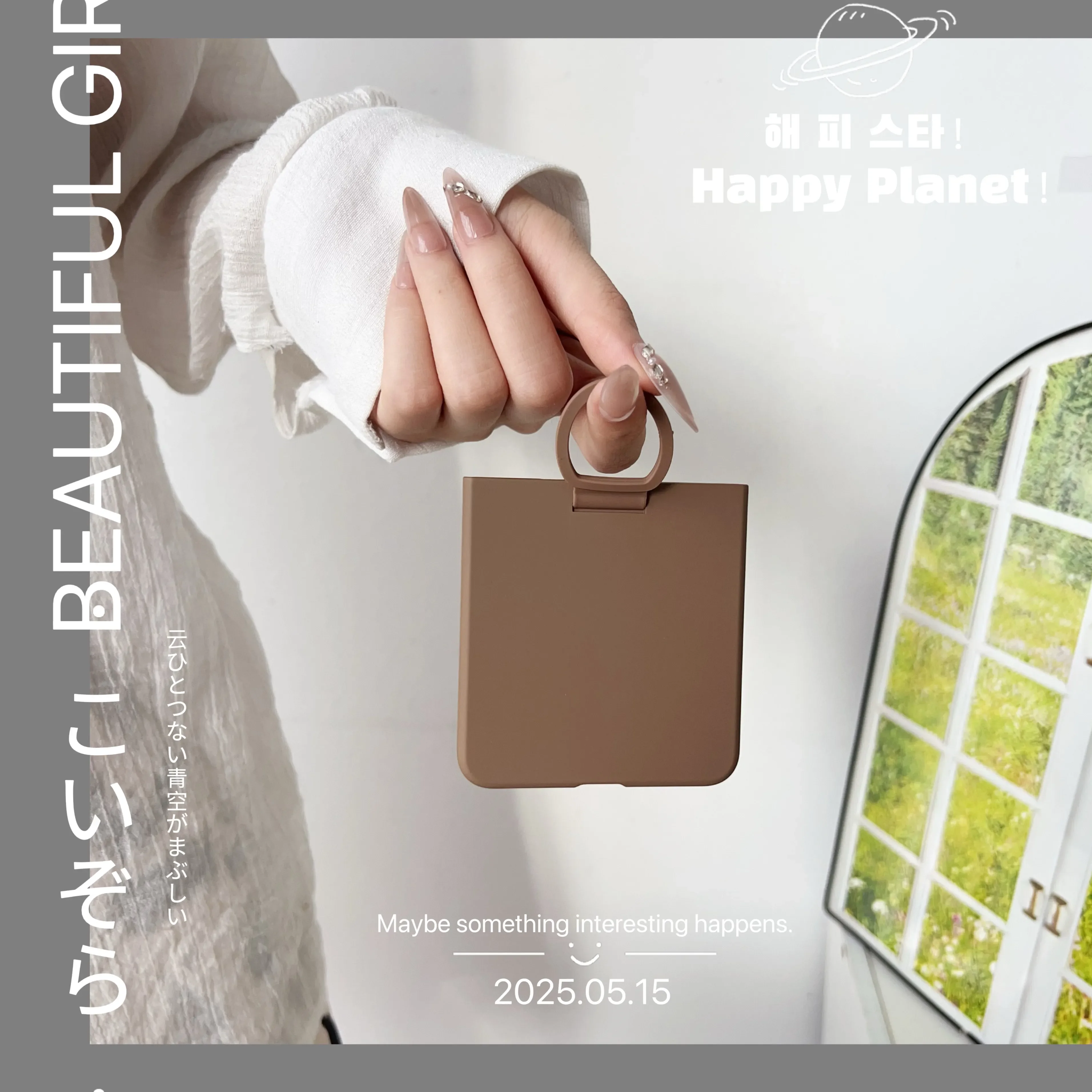 Hartschalen-Handyhülle mit Farbverlauf und Ring für Samsung Galaxy Z Flip 8 7 FE 6 5 Flip7, Schutzhülle mit großem Sichtfenster – Detail 33