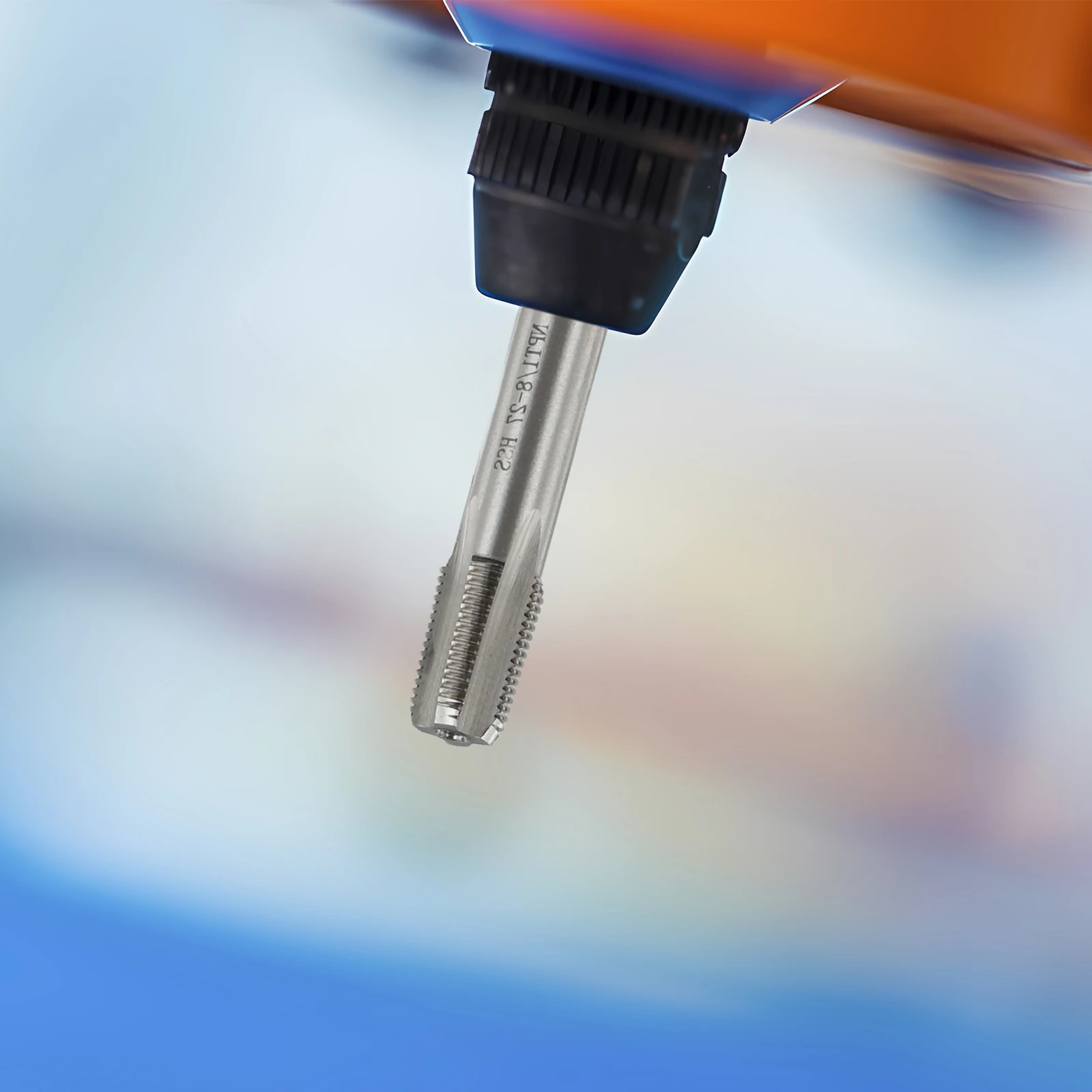 1/8-27 NPT Taper Pipe Tap Thread Repair Tool Made of High Speed Steel for Cutting Internal Threads on Pipes Industrial Use