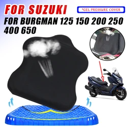 For SUZUKI Burgman 650 400 200 150 250 125 AN650 AN400 AN250 Motorcycle Accessories Gel Seat Gel Pad Gel Cushion Cover Cooling