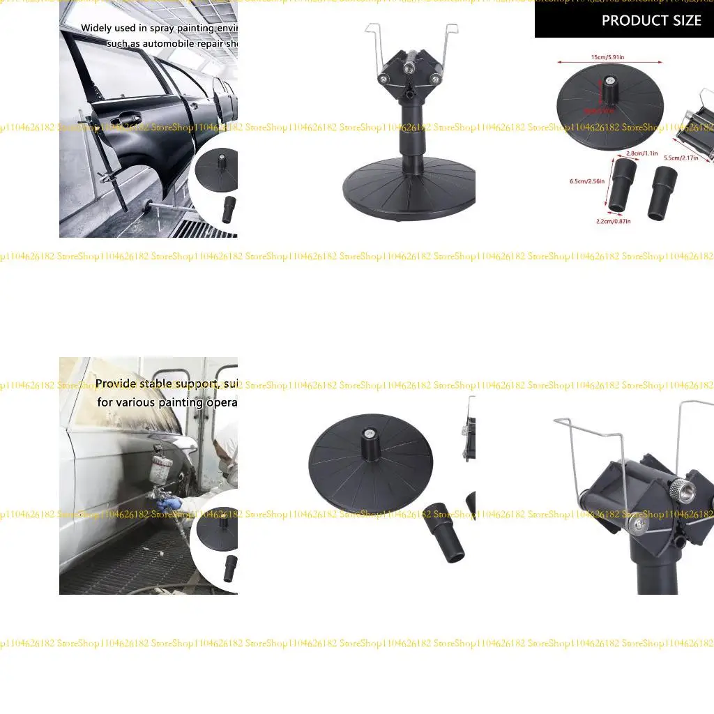 

Q2Q4 Sprayer Work Painting Stand Rack Set for Easy Airbrushing with Adjustable Height