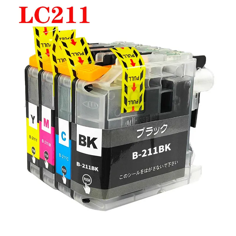 

Совместимый картридж для принтера Brother LC211 DCP-J562N J963N J567N J762N J767N J963N-W/B J968N-W/B