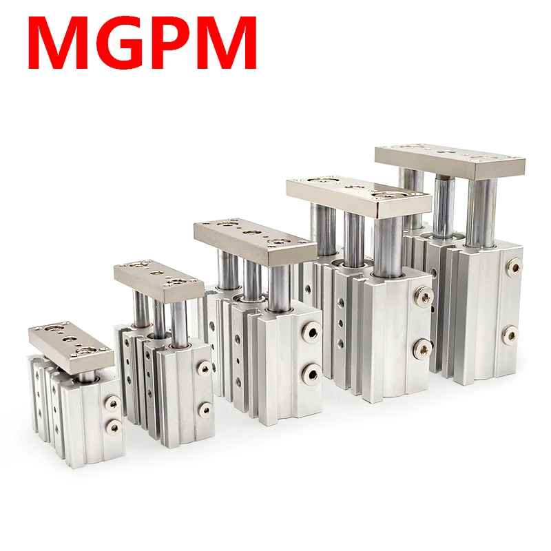 cilindro-neumatico-mgpm12-16-20-25-32-40-50-63-80-carrera-de-10mm-200mm-piston-compacto-guia-de-aire-cilindros-de-tres-ejes-y-tres-barras