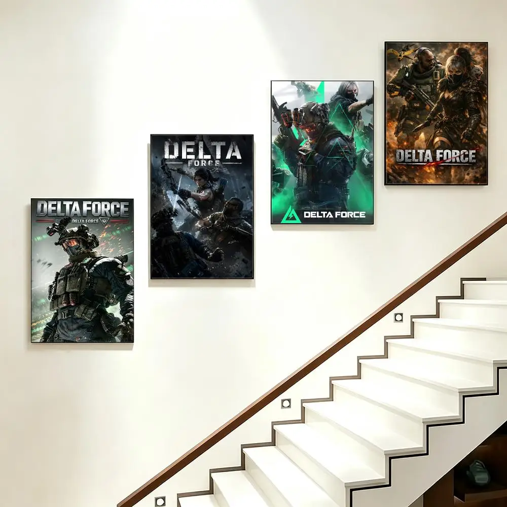 game Delta Force Poster Poster HD  Printing Soothing and Cream Style Home Decor for the Living Room cafes Gift Giving
