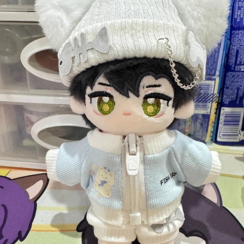 ตุ๊กตาผ้ากำมะหยี่ 20 ซม. ชุดตุ๊กตาผ้าฝ้าย ชุดตุ๊กตาน่ารัก ชุดแต่งตัวตุ๊กตา หมวกตุ๊กตา เสื้อโค้ท ชุดกีฬา ชุดแต่งตัวตุ๊กตา ของขวัญสำหรับเปลี่ยนชุดตุ๊กตา