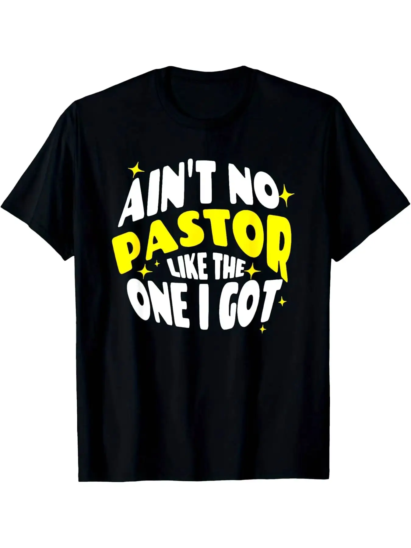 

Men's T-shirt Cotton with Ain't No Pastor Like The One print T-shirt Harajukuu y2k casual O-neck short sleeve unisex