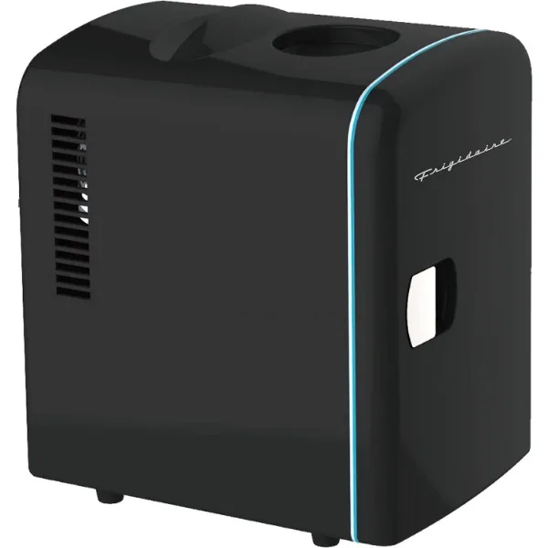 Frigidaire Mini Portable Compact Personal Fridge Cooler, 4 Liter Capacity Chills Six 12 oz Cans, 100% Freon-Free & Eco Friendly