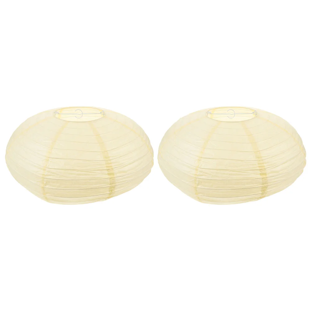 

2 Pcs Lampshade Pendant Hanging Lampshades Foldable Decor Decoration