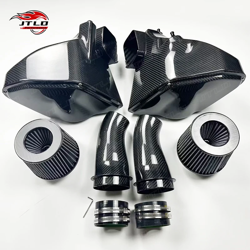JTLD New Carbon Fiber Cold Air Filter Intake System For BMW F90 M5 Filter Kits