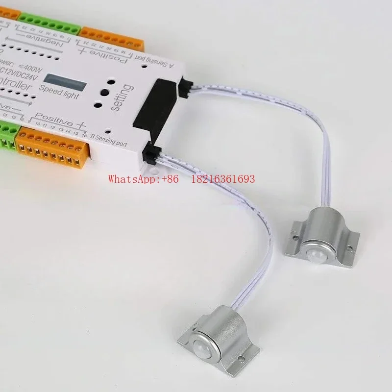 Store 1644 PIR Motion Sensor 32 Steps Stair Lighting Dimmer Smart Stair Light Automatic Controller
