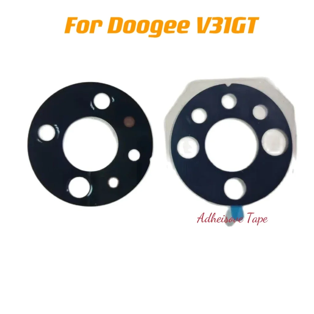 New Original For Doogee V31GT 6.58inch Cell Phone Rear Camera Lens Glass Spare Part+Adheisive Tapes Accessories Screen