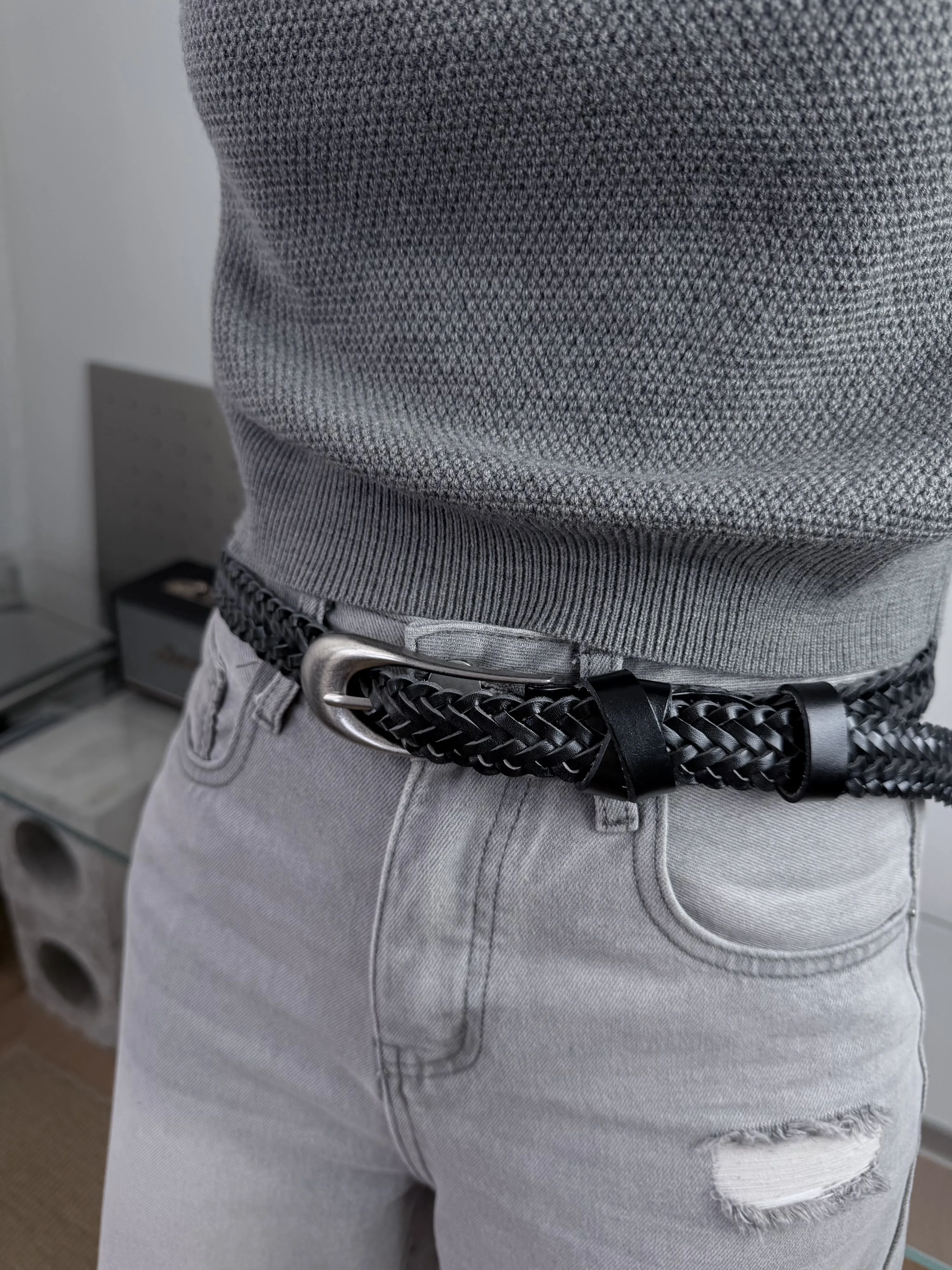 ceinture-en-cuir-tisse-robuste-cleanfit-boucle-de-ceinture-polyvalente-de-style-old-money-sans-percage-design-universel-et-tendance