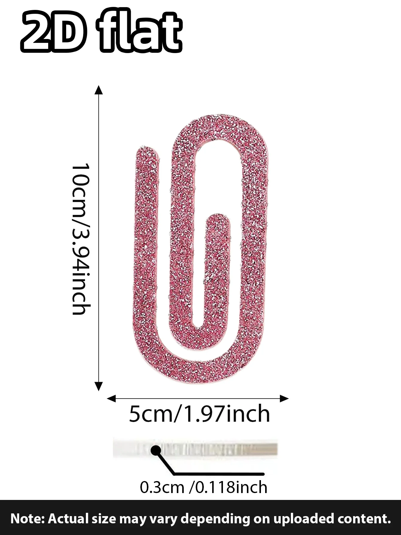 قطعة واحدة من الإشارة المرجعية المخصصة - أنماط PMMA الملونة المخصصة على شكل مشبك ورق اسم محفور بالليزر هدايا فريدة للمراهقين