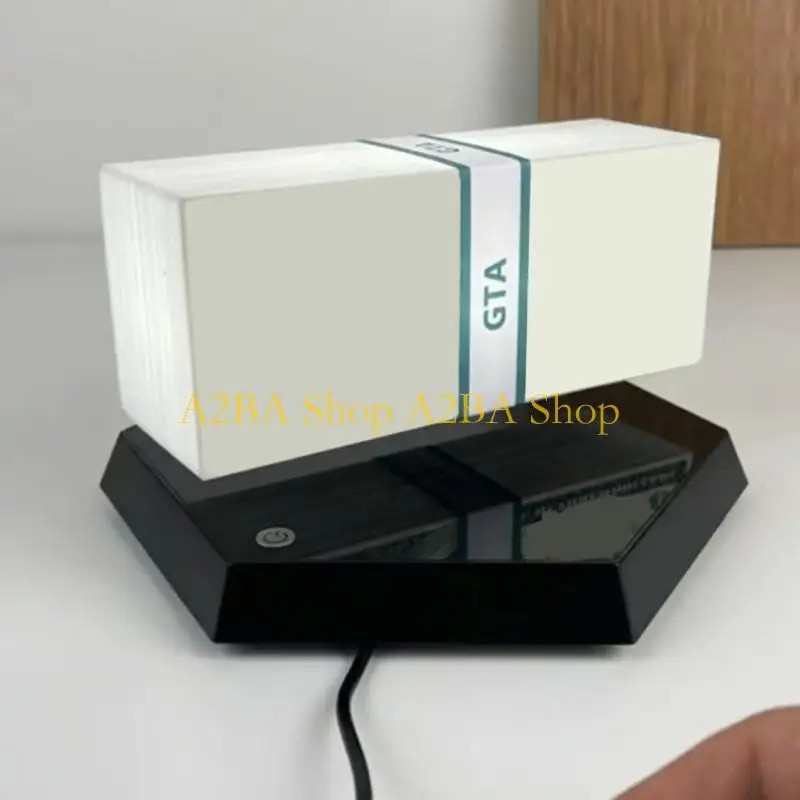 

A2BA Floating Dollar Bill Lamp With Warm Light Perfect For Gamers Room Decor
