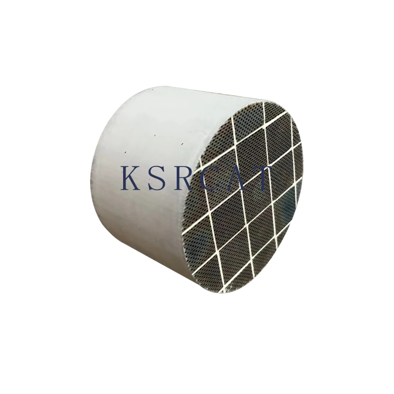 132*100mm Silicon Carbide Diesel Particulate Filter High efficiency Silicon Carbide DPF Small Size SiC DPF