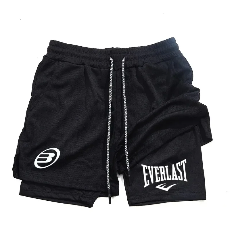 شورت رجالي صيفي أنيق من EVERLAST، مريح وسريع الجفاف، مناسب لصالة الألعاب الرياضية والركض والتدريب والمناسبات الرياضية الأخرى