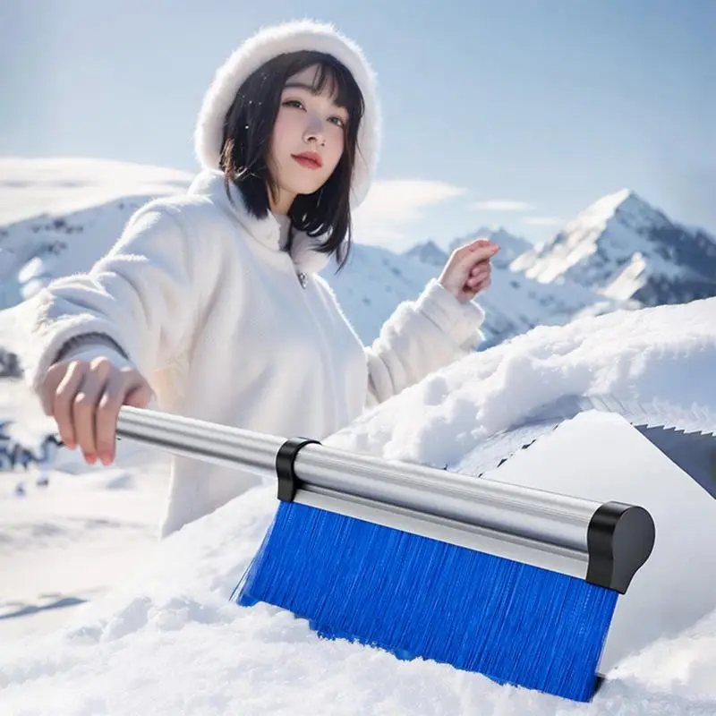 

Multifunctional Car Snow Shovel Rotatable Telescopic Snow Remover Cleaning De-icing Shovel Snow Sweeping And Defrosting Tools