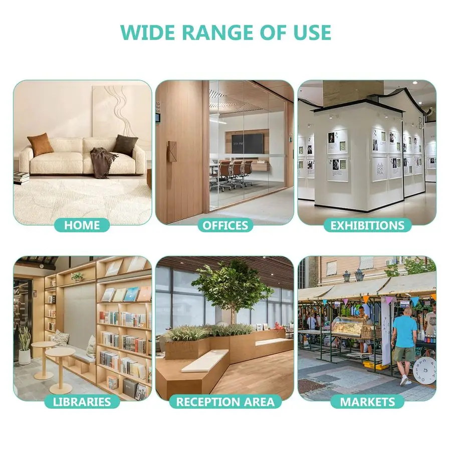 Revistero plegable, soporte de suelo, soporte de exhibición de folletos, estante de exhibición de literatura, revistero de madera de bambú para el hogar y la Oficina