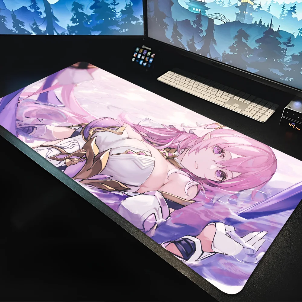 

1pc Honkai Impact 3rd Elysia Non-slip Mouse Pad Suitable For Office Computers Laptops E-sports Game Desk Mats XXL Keyboard