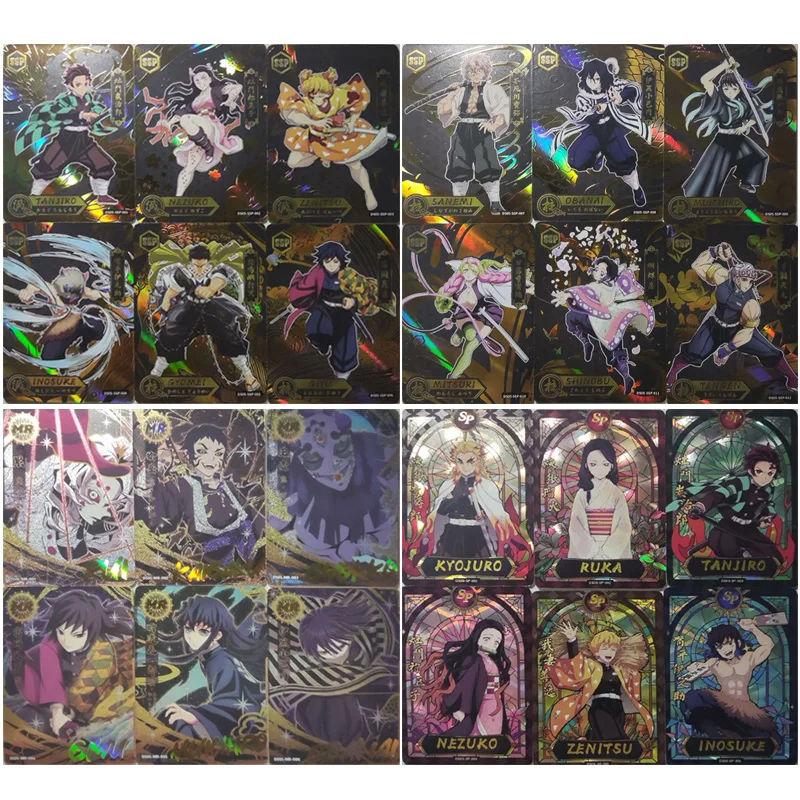 

Aikaho Ds-05 Anime Demon Slayer SP SSP MR Set of Cards Kamado Tanjirou Iguro Obanai Collection Cards Birthday Gifts Toys
