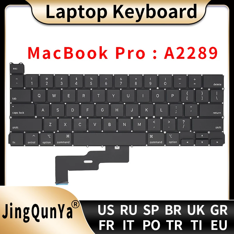 

A2289 Keyboard for Macbook Air Retina 13" inches US UK Ru Spain French German Arabic Brazil Italian Turkey Portugal Thai Layout