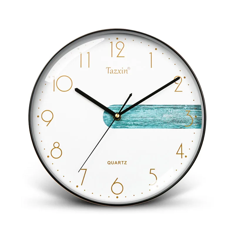 

Silent Quartz Wall Clock Free Shipping Minimalist Interior Round Wall Clock Digital Stylish Ornaments Horloge Murale Home Decor