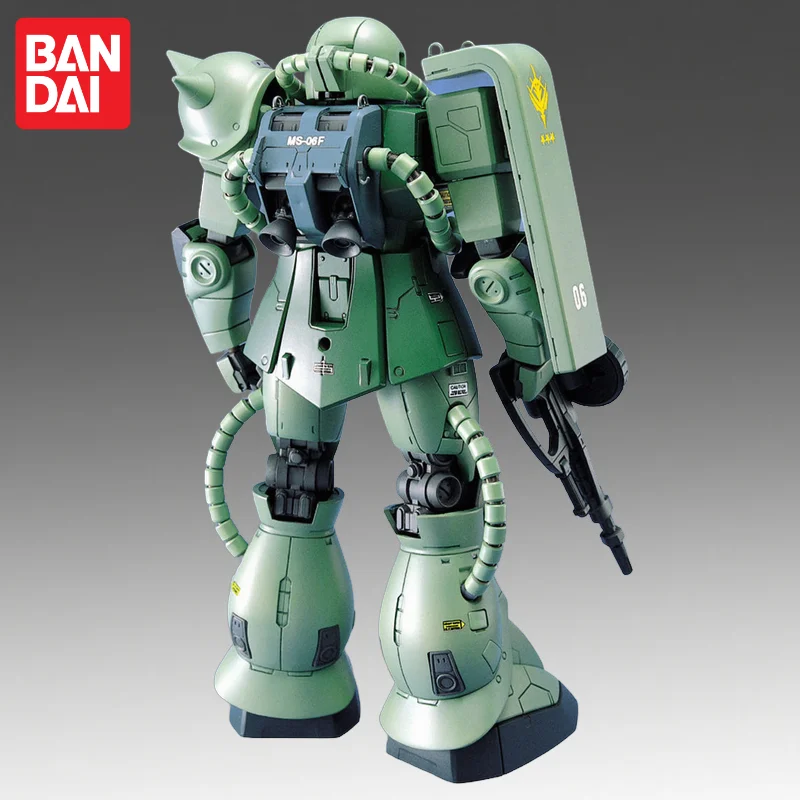 

In Stock Bandai Original Mg 1/100 Mg-gundam Zaku Action Figure Model Doll Brand New Boxed Anime Characters Toys Model Garage