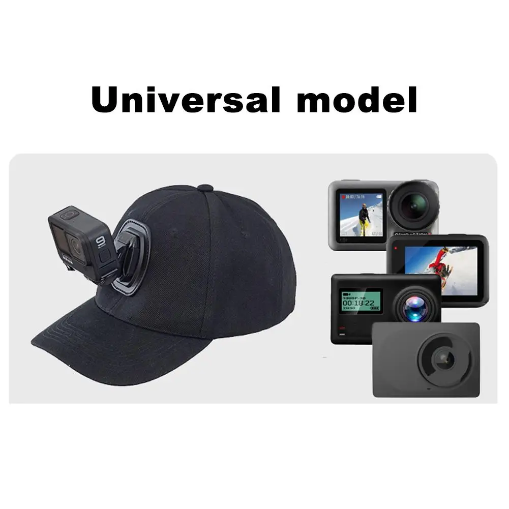 Adjustable Canvas Sun Hat Cap For Gopro Hero 12 11 10 9 8 7 6 5 4 3 Insta360 X3 X2 Eken SJCAM OSMO Sport Action Camera