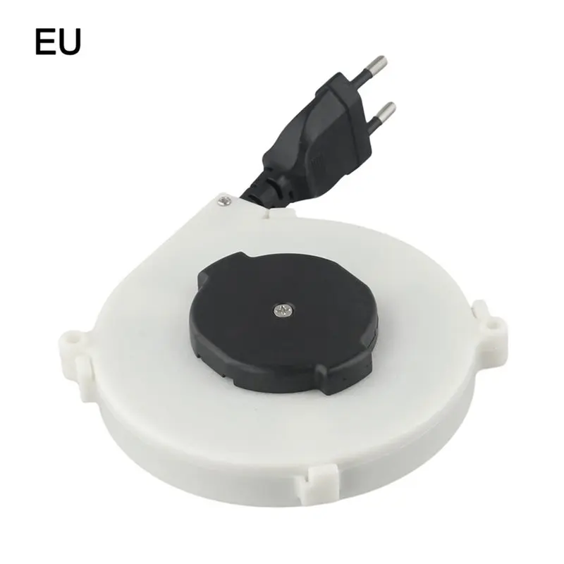 ABUN-5X Auto Retractable Power Reel Cable 102X18.5Mm 220V Camping Wire Power Reel Cables Sleeve For Global EU Plug