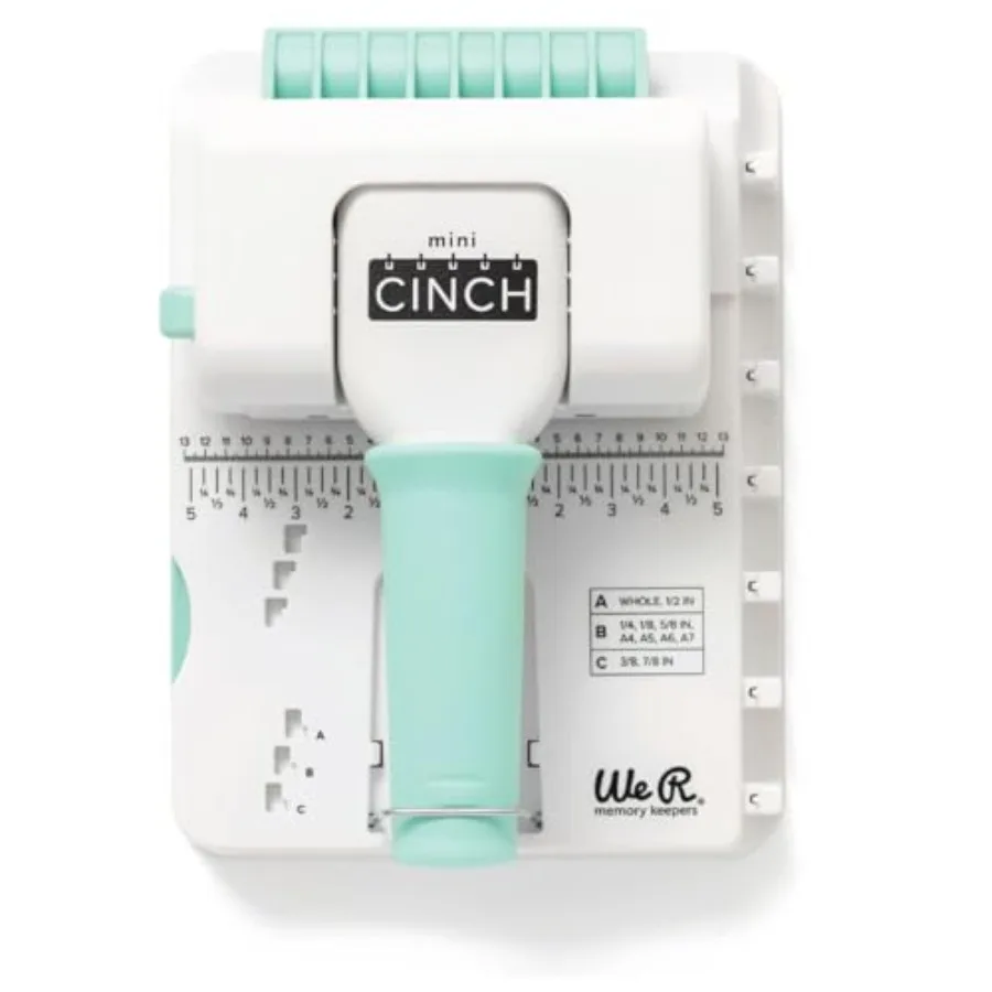 

Mini Cinch Bookbinding Machine for Small Crafts Wire or Spiral Coil Binding Tool to Make Professional Books Notebooks Calendars