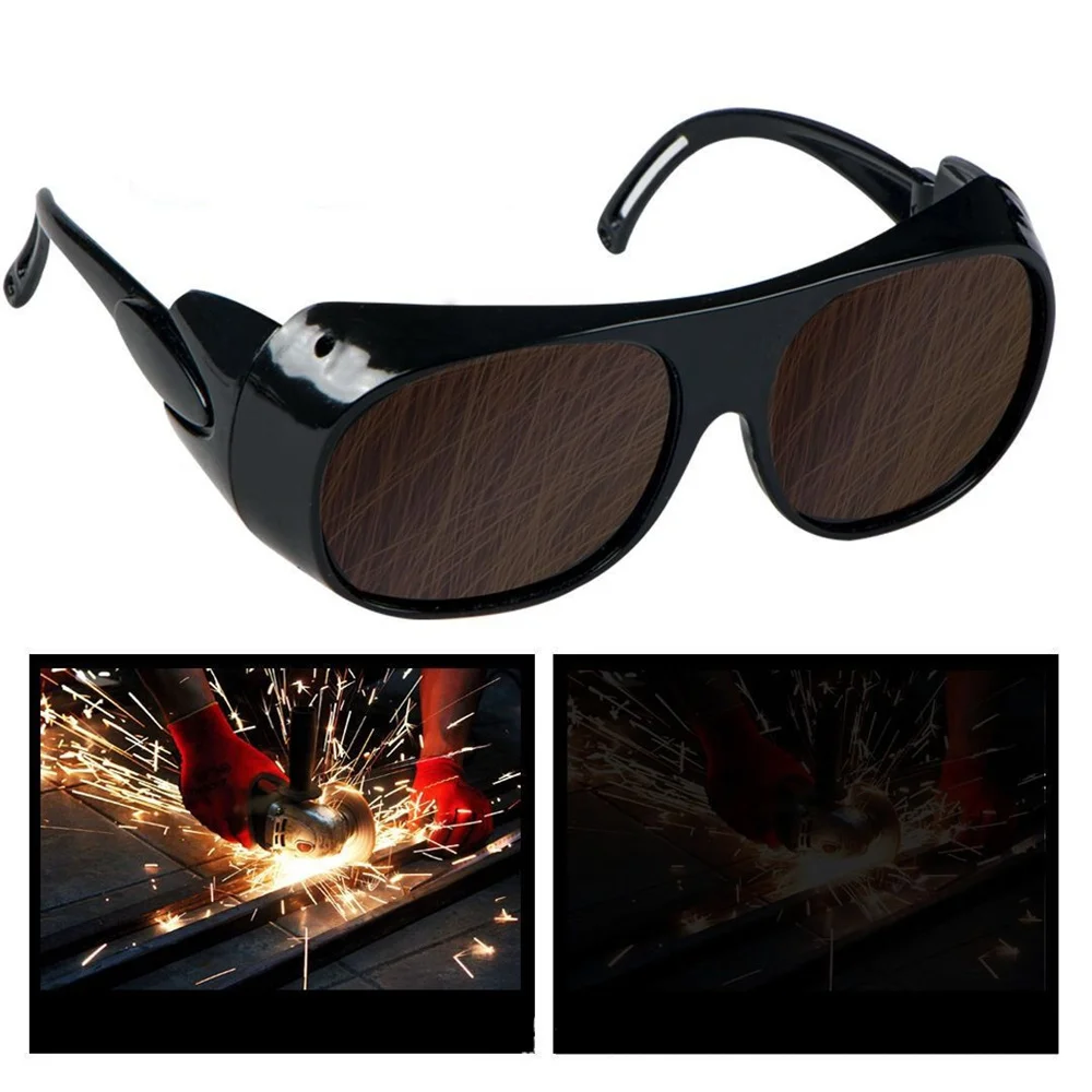 Darkening Welding Goggles Color Welder Glasses Welding Lab Outdoor Goggles Dustproof Glasses And Windproof Glasses