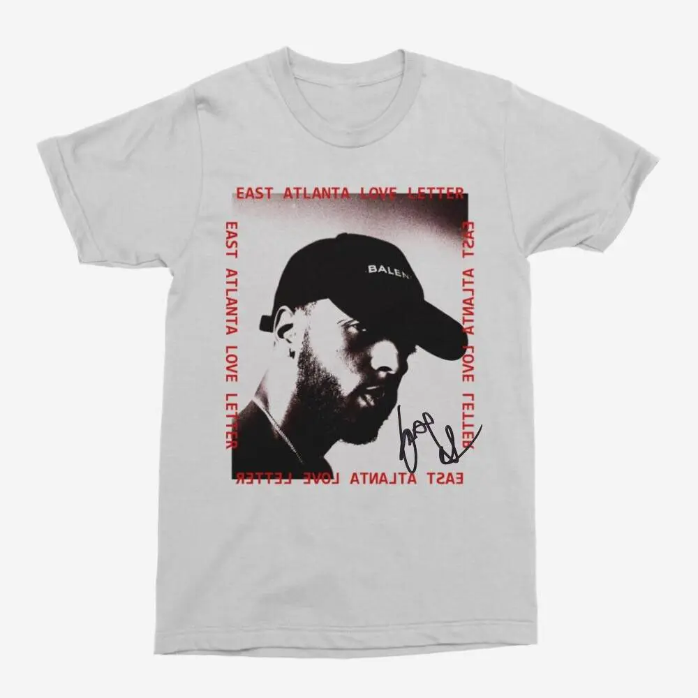 VTG 6LACK музыкальная звезда Тяжелая хлопковая белая полноразмерная футболка MM865 длинные или Короткие рукава