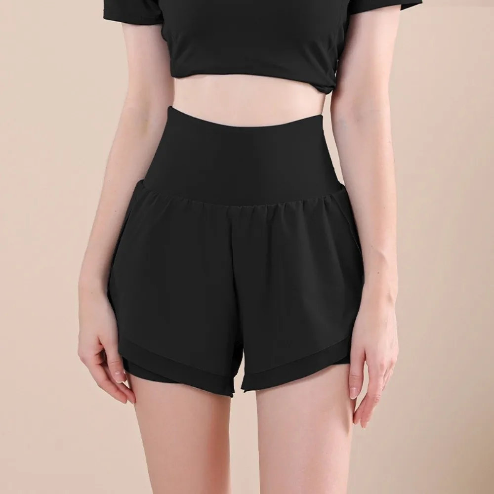 Pantaloni ad asciugatura rapida Pantaloncini da yoga da donna Vita alta Sollevamento del sedere Yoga Pantaloni caldi da corsa Abbigliamento sportivo da donna traspirante senza cuciture