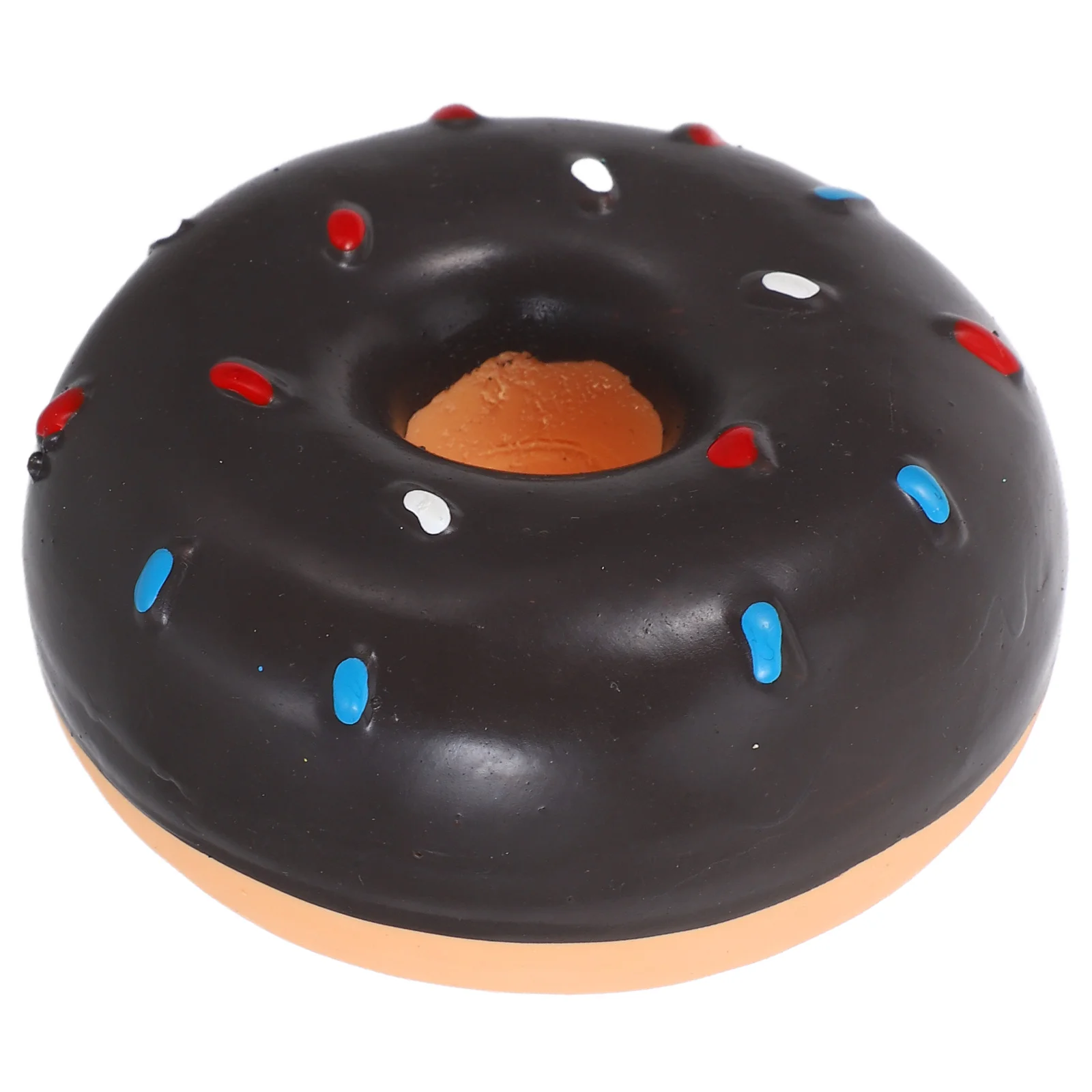 

Donut Squeaky Dog Premium Latex Chew Ring For Teething Puppy Medium Small Dogs Durable Interactive Stimulation Play Training
