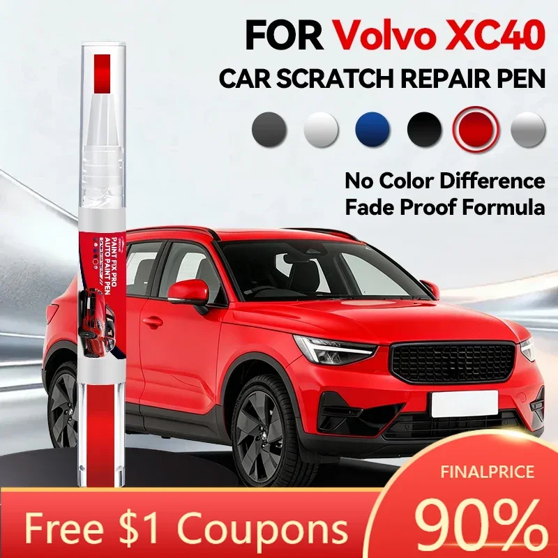 

Набор для ремонта лакокрасочного покрытия Volvo XC40 CMA (2017-2025) 2026 года: карандаш для подкраски, средство для удаления царапин, аксессуары для самостоятельного ремонта авто, черный/белый