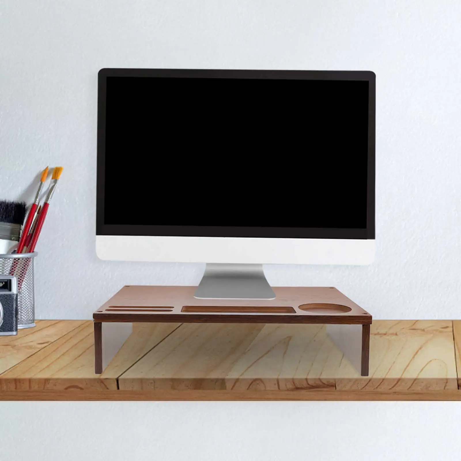 

Monitor Stand Computer Holder Heightening Lifting Rack Riser Dorm Room Essentials Storage Laptop Monitor Riser Stand Desktop