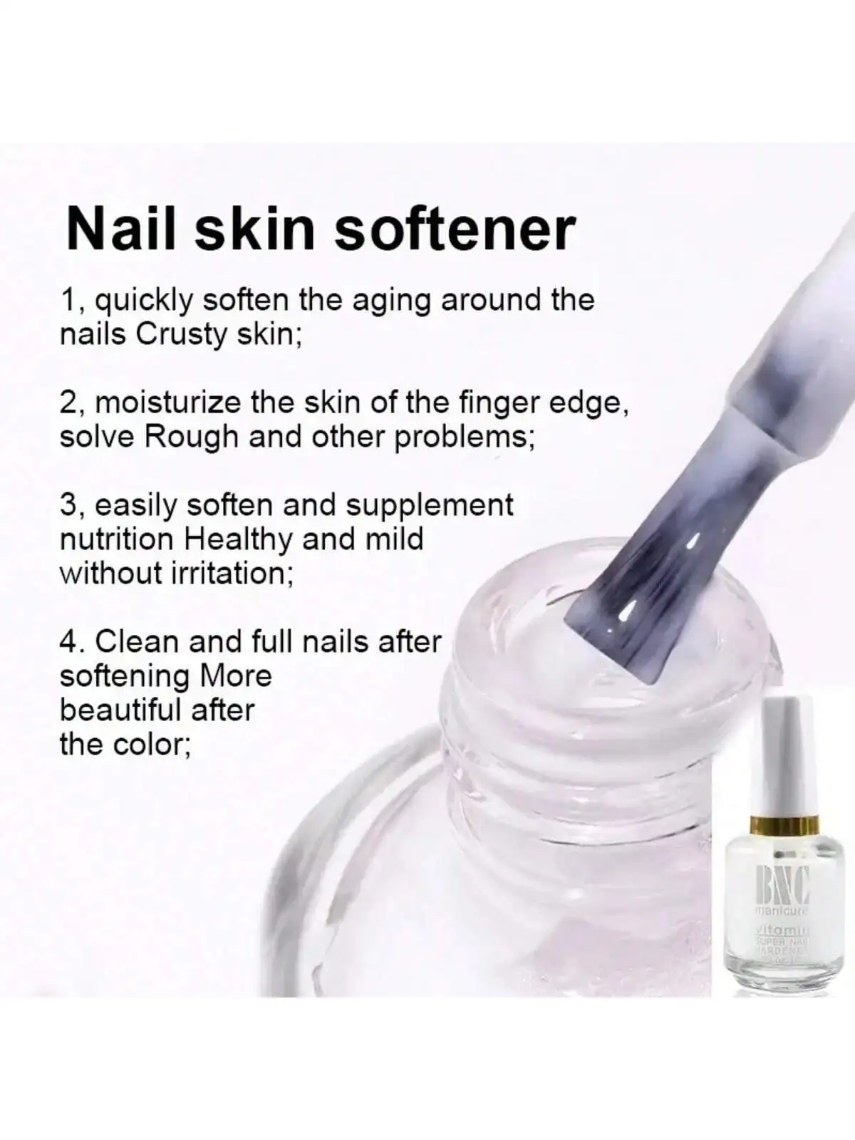 Nail Cuticle Oil, Manicure Nail Treatment Softener Dead Skin Exfoliator Oil,Cuticle Remover Accessories Tool For Nail