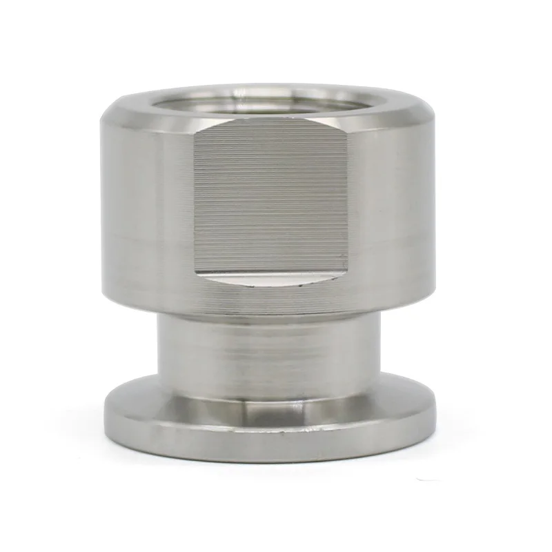 KF16 KF25 KF40 Stainless Steel Internal Thread Adapter Vacuum Metric Flange Joint Internal Thread Nut 304 Threaded Joint