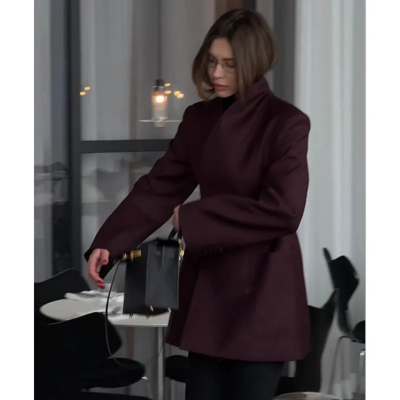 Women's Clothing Luxury Brand Design High-end Blazers Jacket Office Lady Suit Coats White Black Blazer Long-sleeved Top Jacket