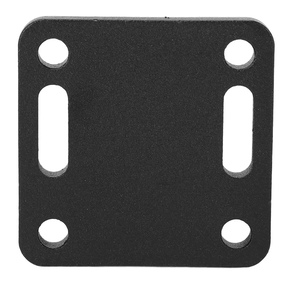 1 Inch Ball Mount Base Aluminum Alloy Rubber AMPS Ball Mount Base Square Plate Electronic Device Mounting Base for Kayak