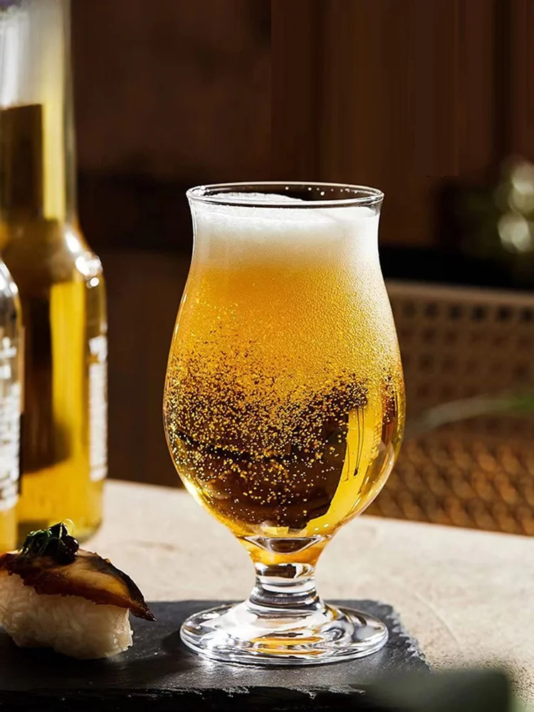 

Glass High Foot Beer Mug Cola Cup Dessert Cocktail Wine Glass for Dining And Bar Suitable for All Types of Beverages