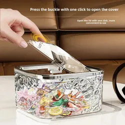 Desktop Storage Box Children's Hair Accessories Storage Box Hair Ring Rubber Band Storage Box Transparent Acrylic Storage Basket