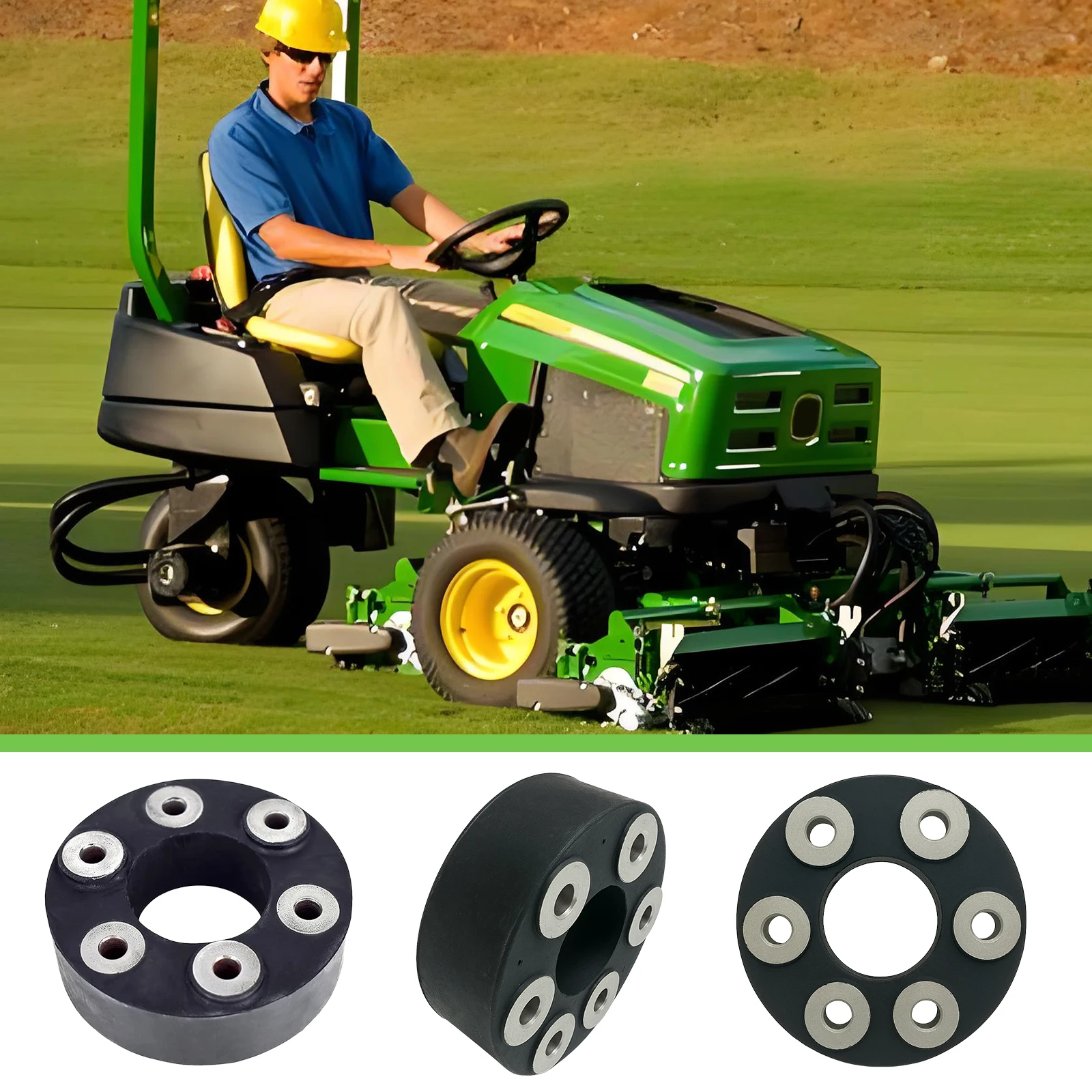 Isolateur d'arbre de transmission pour machines agricoles, remplacement AM101286, isolateur d'arbre d'entraînement pour John Deere 322 330 332 1445 1420 F912 F915