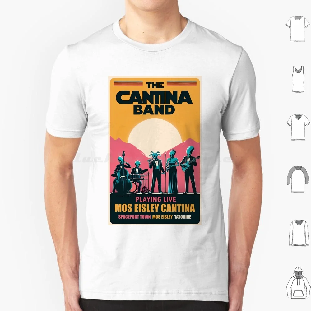 cantina-banda-jogando-ao-vivo-em-tatooine-promocao-cartaz-t-camisa-de-algodao-das-mulheres-dos-homens-diy-impressao-cantina-tatooine-banda-guerras-estrela-musica-ciencia