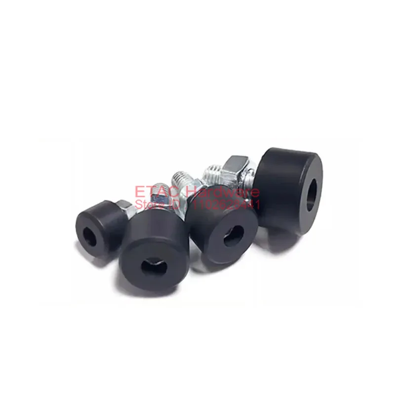 مسامير سدادة من الفولاذ المقاوم للصدأ 304 - طرف مقبس سداسي داخلي مع مصد يوريتان مناسب لدعم قطع العمل بمساحة كبيرة