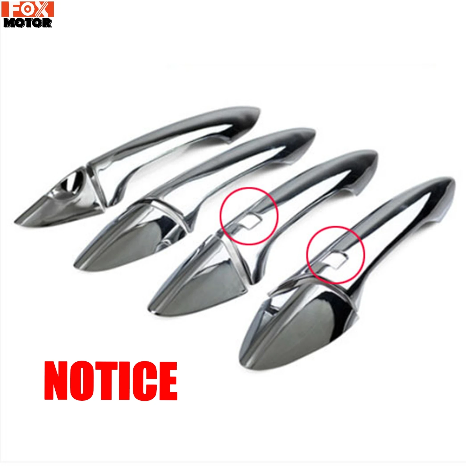 Chrome Door Handle Cover Trim Moldings For Hyundai Elantra /Avante 2011 2012 2013 2014 2015 Car Styling Decoration Accessories